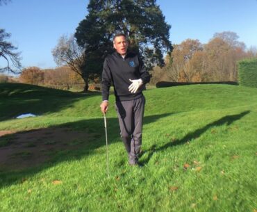 How to play a flop shot in the winter