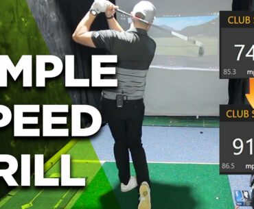 SIMPLE DRILL FOR MORE CLUB HEAD SPEED