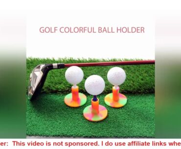 10Pcs/Lot Golf Tees Rubber Holder Training Aids Practice Golf Ball Holder Tee Accessories Beginner