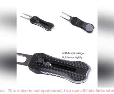 1Pcs Foldable Golf Divot Repair Tool Stainless Steel Ball Marker Golf Pitch Fork Putting Golfer Tra