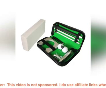 Portable Golf Putter Putting Trainer Set Indoor Training Equipment Golfs Ball Holder Training Aids