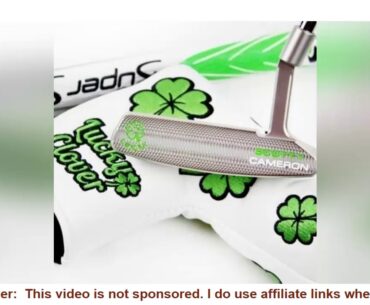 New SCOTTY Select Newport 2 Lucky Four Leaf Clover CAMERON 32/33/34/35 Inches Select Golf Putter Go