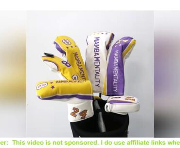 Golf Club #1 #3 #5 Wood Headcovers Driver Fairway Woods cover Leather Head Covers Set