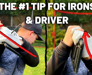 JUST ONE EASY DRILL TO FIX THIS COMMON AMATEUR PROBLEM WITH IRONS AND DRIVER