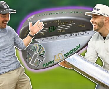 EPIC BIRTHDAY SURPRISE | Custom PGA TOUR Masters Wedge