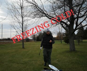 FULL 18 HOLE VLOG IN THE FREEZING COLD!!!