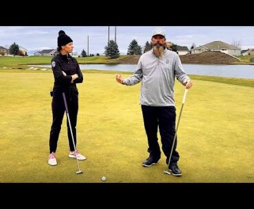 How to putt side-saddle, Part 5: Distance Control