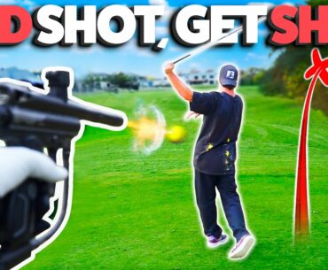 Most Painful Golf Challenge Ever *Paintball Gun*