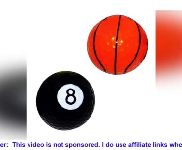 6Pcs Golf Equipment football basketball tableTennis Baseball Golf Balls Novel Ball Two Layers Golf