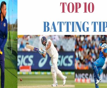 HOW TO IMPROVE YOUR BATTING: TOP 10 BATTING TIPS