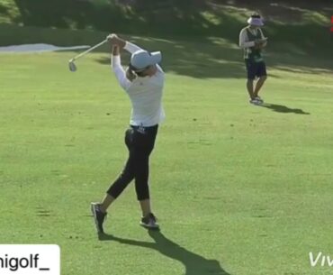 Danielle Kang slow motion golf swing. #bestgolfswings #alloverthegolf