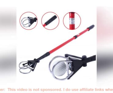 New Retractable Golf Ball Retriever Scoop Telescopic Pick Up Grabber Shaft Tool