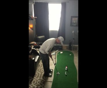 The Putting T-Bar.  Practice Session. 2/7/15