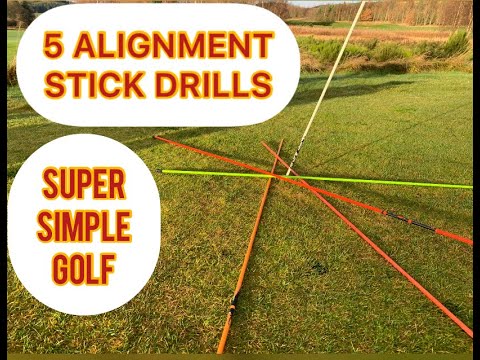 5 ALIGNMENT STICK DRILLS!! (SUPER SIMPLE GOLF TIPS) 5 ALIGNMENT STICK DRILLS!! (SUPER SIMPLE GOLF TIPS)