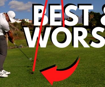 The WORST Golf Shot You Will Ever See on YouTube... AND THE BEST!!!