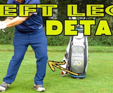 How The Left Leg Works In The Golf Swing