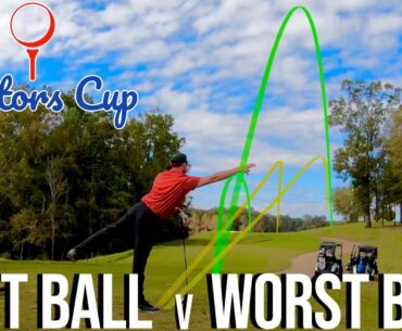 WORST BALL v 2-MAN SCRAMBLE | ft. Dougie Barnard, Miles Martin, Greg Kortman & Colin McCarthy PGA