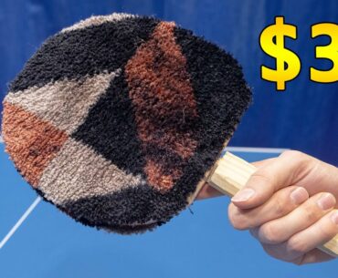 We Made DIY Table Tennis Rackets with $30 Budget