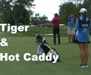 Tiger Woods and Hot Caddy