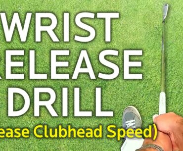 INCREASE CLUBHEAD SPEED WITH THIS RELEASE DRILL (Do This Anywhere)