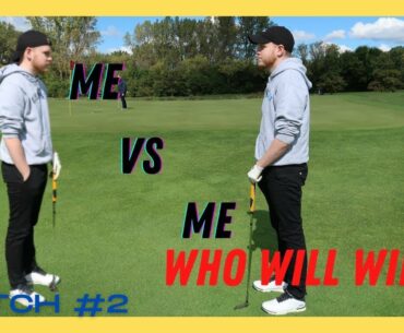 PLAYING GOLF AGAINST MYSELF | Golf match play vs me episode 2