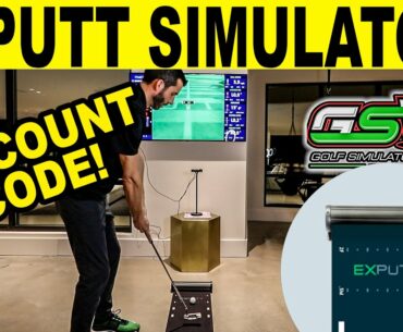 EXPUTT PUTTING SIMULATOR - How to Setup & Quick Review + COUPON CODE!