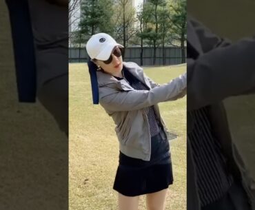 Shorts Stories| Golf fashion, golf girl PGA, golf swing KLPGA beautiful moments #Shorts(2)