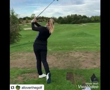 Emily Kristine Pedersen the best golf swing sequence all over the golf!