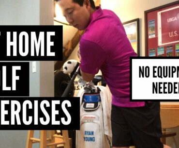 3 At Home Golf Exercises | No Equipment Needed