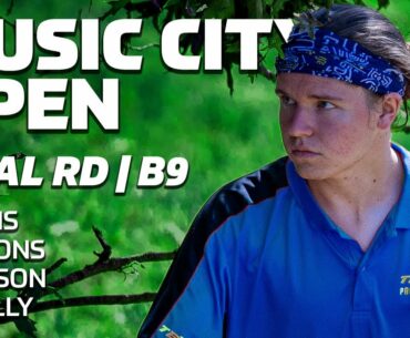 2020 MUSIC CITY OPEN | FINAL RD, B9 | Harris, Clemons, Johnson, O'Reilly | DISC GOLF COVERAGE
