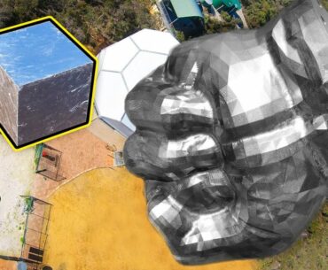 Can We Break An UNBREAKABLE Tungsten Cube With a 660lbs Steel Fist?