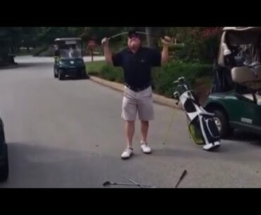 Guy Breaks Every Club In His Bag