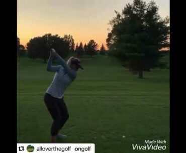 Brooke Henderson golf swing motivation! #bestgolfswings #alloverthegolf