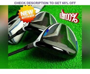 Novo fairway golf woods simmax woods 3 #5 # com eixo de grafite duro headcover do eixo clubes golfe