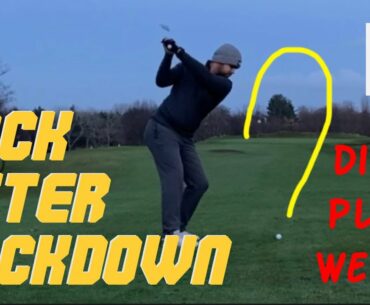 BACK TO GOLF AFTER LOCKDOWN! | DRIVING RANGE SESSION!