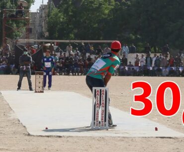 BIG Match 30 Runs Needed in 12 Balls Best Match In Cricket History By Tape Ball Cricket