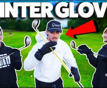 Golfing with Winter Gloves *DO NOT TRY, VERY SLIPPERY*