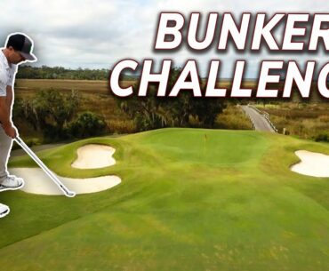 Sand Challenge - Try to Hit Every Bunker on Course