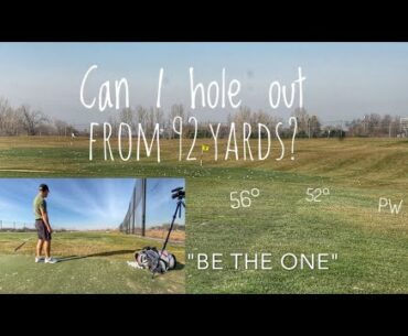 Did I Hole Out? Little Short Wedge Challenge