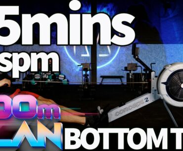 Indoor Rowing 500m Training Plan - 35min 20spm - W4S5 RowAlong