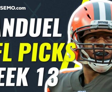 FANDUEL WEEK 13 NFL DFS PICKS:  STRATEGY + LINEUPS 12/3