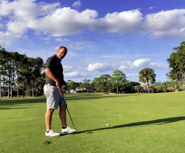 Terry Rowles Explaining and hitting a Draw shot