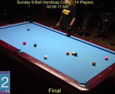 Sunday 9 Ball Handicap Competition : 06/12/20