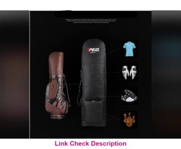 Golf Bag Travel with Wheels Large Capacity Storage Bag Practical Golf Aviation Bag Foldable Airplan