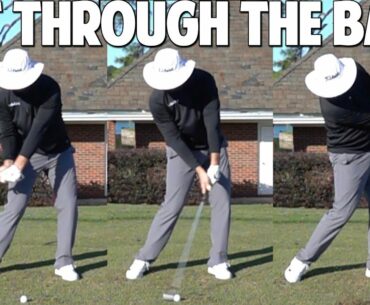 Stop The Hit Impulse! | How To Hit Through The Golf Ball