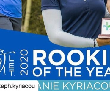 Stephanie Kyriacou golf swing . #shorts #ladiesgolfswings #alloverthegolf