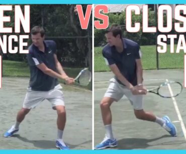 Open Stance Backhands vs Closed Stance Backhands