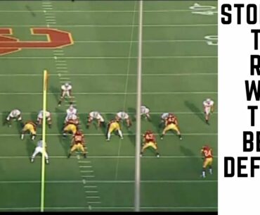 Stopping the run with the Bear Defense - Coach Dennis McFatten