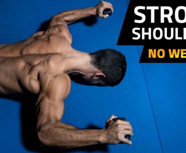 Build Strong Shoulders for Calisthenics Without Weights (Full Home Routine)