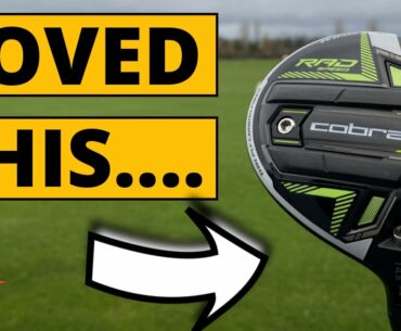 MY NEW FAVOURITE 3 WOOD! - Cobra RAD Speed